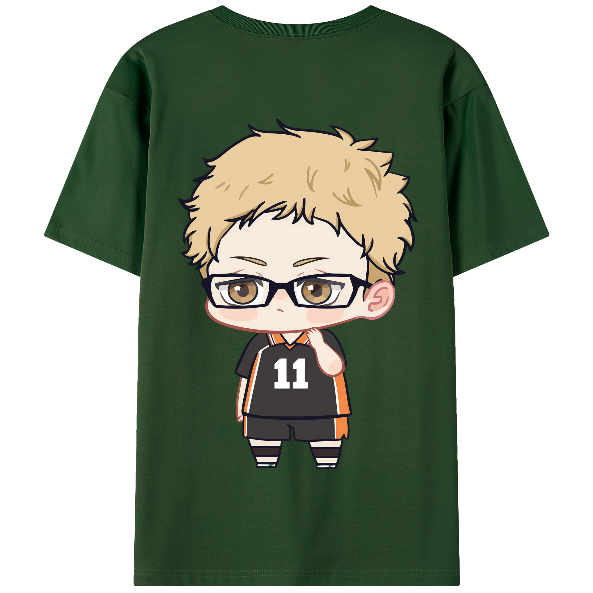 （画像用） ハイキュー!! Haikyu!! 綿100％半袖Tシャツ（背面プリント）
